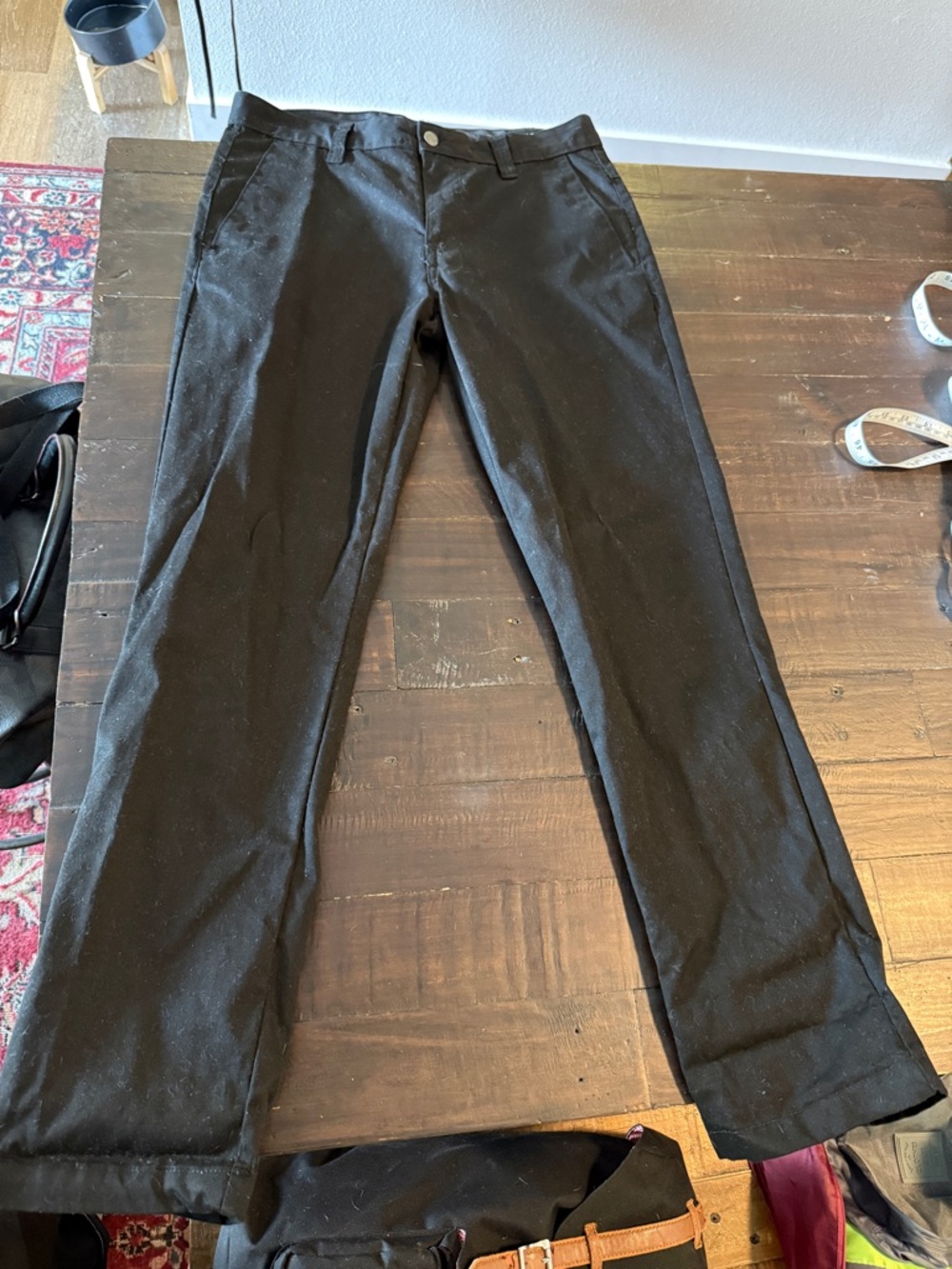 Volcom Black Straight Dress Pants for Men
